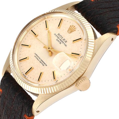 rolex date 14k yellow gold automatic vintage mens watch 1503|rolex oyster 1503.